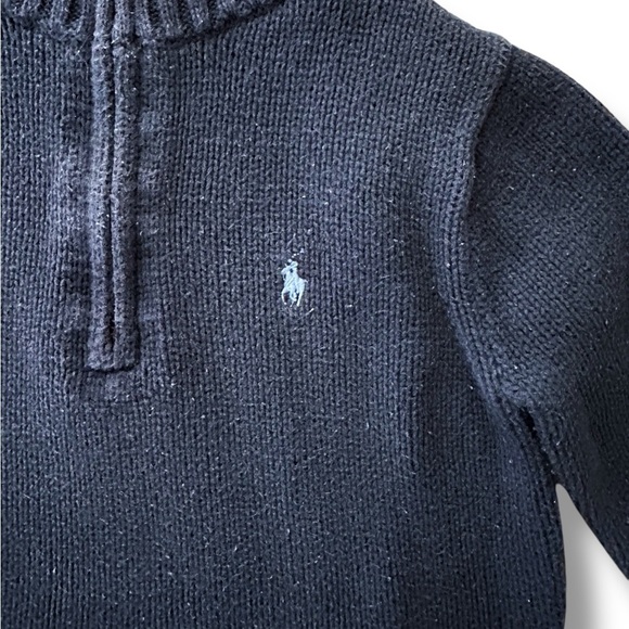 Polo Ralph Lauren | Quarter Zip Sweater Pull-Over (4T) 💙 - Picture 2 of 6